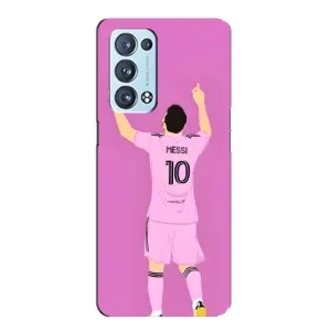 Чехлы Лео Месси в Майами на Oppo Reno6 Pro 5G (Празднование Месси)