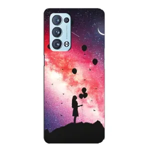 Силиконовые Чехлы Любимому человеку для Oppo Reno6 Pro 5G (Шарики в небе)