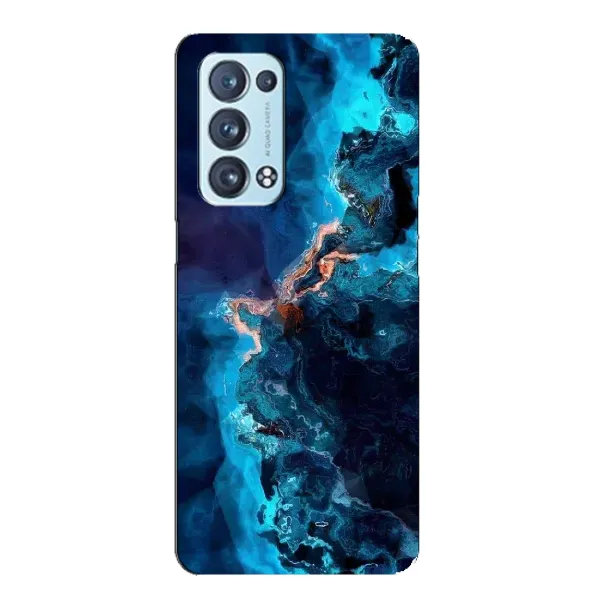Чехол с рисунком «Синий мрамор» для OPPO Reno6 Pro 5G Чехол с рисунком «Синий мрамор» для OPPO Reno6 Pro 5G