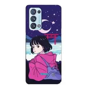 Чехол с персонажами АНИМЕ на Oppo Reno6 Pro 5G (Синобу Миякэ)