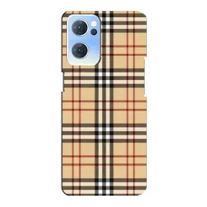 Чехол с рисунком «Burberry стиль» для OPPO Reno7 5G