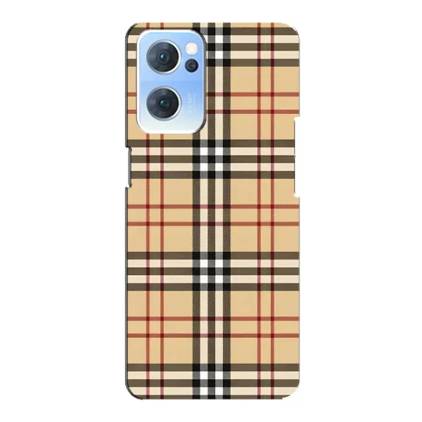 Чехол с рисунком «Burberry стиль» для OPPO Reno7 5G
