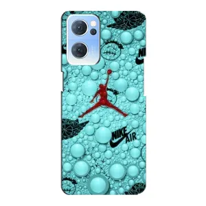 Силіконовый Чохол Nike Air Jordan на Оппо Рено 7 (5G) (Джордан Найк)