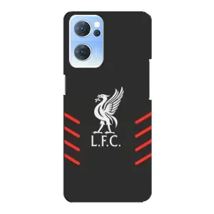 Силиконовые Чехлы принт Футбол на Oppo Reno7 5G (Эмблема Liverpool)