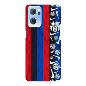 Чехол для Oppo Reno7 5G (Барселона) (Фанат Барсы)