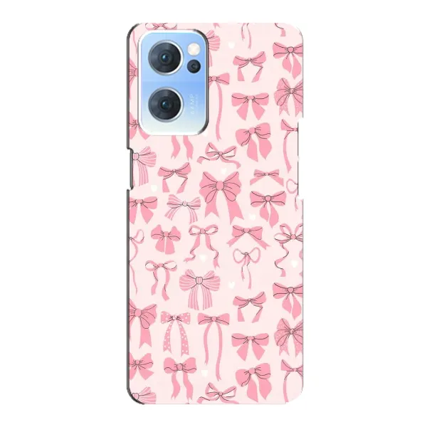 Чехол с рисунком «Фон бантики» для OPPO Reno7 5G Чехол с рисунком «Фон бантики» для OPPO Reno7 5G