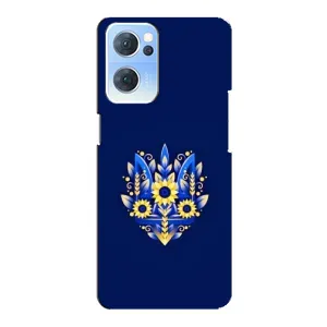 Чехол с картинкой (Патриотический ГЕРБ) на Oppo Reno7 5G (герб)