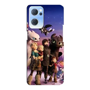 Чехол дракон Беззубик для Oppo Reno7 5G (Герои дракона)