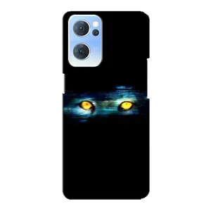 Чохли з зображенням різних тварин на Oppo Reno7 5G (Очі)