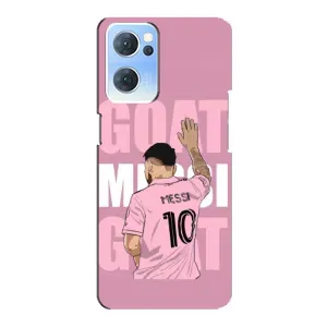 Чехлы Лео Месси в Майами на Oppo Reno7 5G (GOAT MESSI)