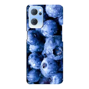 Чехол с изображением вкусной еды для Oppo Reno7 5G (Голубика)