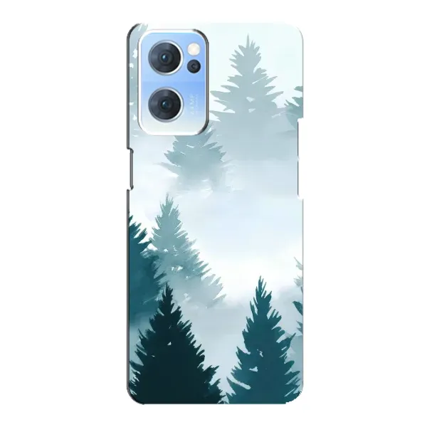 Чехол с рисунком «Горный лес» для OPPO Reno7 5G Чехол с рисунком «Горный лес» для OPPO Reno7 5G