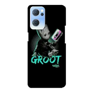 Чехол Супергерои Марвел на Оппо Рено 7 (5G) (Groot)
