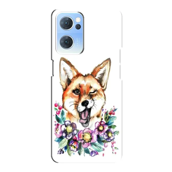 Чехол с рисунком «Хитрая лиса» для OPPO Reno7 5G Чехол с рисунком «Хитрая лиса» для OPPO Reno7 5G