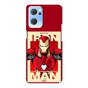 Чехол Супергерой Железный человек на Oppo Reno7 5G (Iron man)