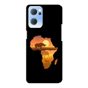 Літній Чохол на Oppo Reno7 5G (Карта)