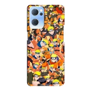 Чехлы с принтом Наруто на Oppo Reno7 5G (Коллаж Наруто)