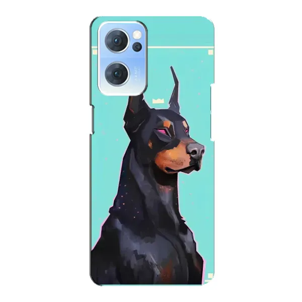 Чехол с рисунком «Король доберман» для OPPO Reno7 5G Чехол с рисунком «Король доберман» для OPPO Reno7 5G