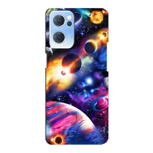 Чехлы КОСМОС для Oppo Reno7 5G (Космический мир)