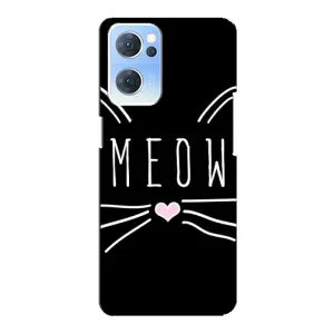 Бампер з зображенням Котиків для Оппо Рено 7 (5G) (КОТИК MEOW)