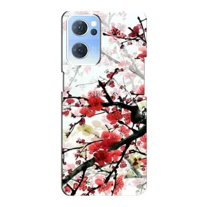 Чехол с принтом САКУРЫ на Oppo Reno7 5G (Красивая Сакура)