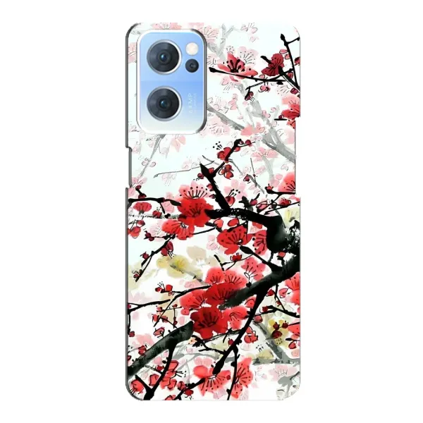 Чехол с рисунком «Красивая Сакура» для OPPO Reno7 5G Чехол с рисунком «Красивая Сакура» для OPPO Reno7 5G