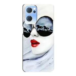 Чехол с картинкой Модные Девчонки Oppo Reno7 5G (Любительница коней)