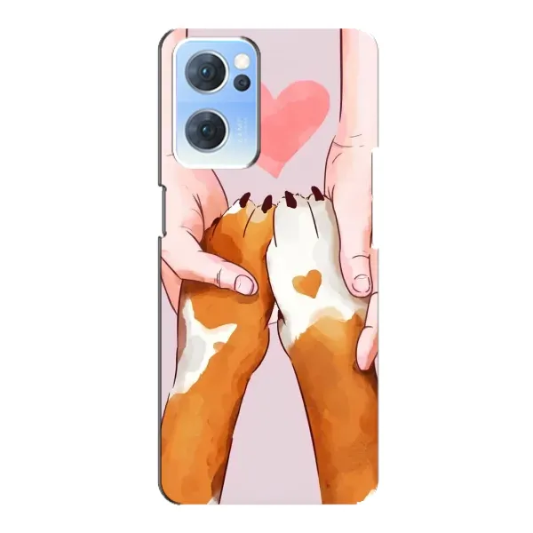 Чехол с рисунком «Любовь к собакам» для OPPO Reno7 5G Чехол с рисунком «Любовь к собакам» для OPPO Reno7 5G