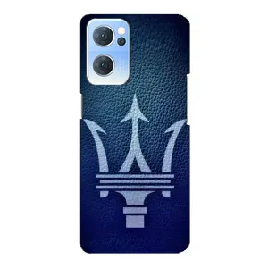 Чехлы с тематикой "Крутые машины" на Oppo Reno7 5G (Лого Maserati)
