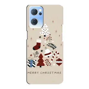 Чохол Санта Клаус для Oppo Reno7 5G (Merry Christmas)