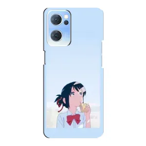 Чехол с персонажами АНИМЕ на Oppo Reno7 5G (Мицуха)