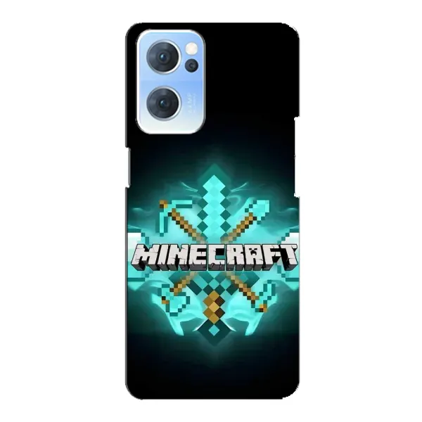 Чехол с рисунком «MineCraft 2» для OPPO Reno7 5G
