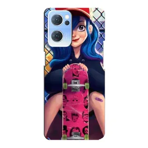 Чехол с картинкой Модные Девчонки Oppo Reno7 5G (Модная девушка)