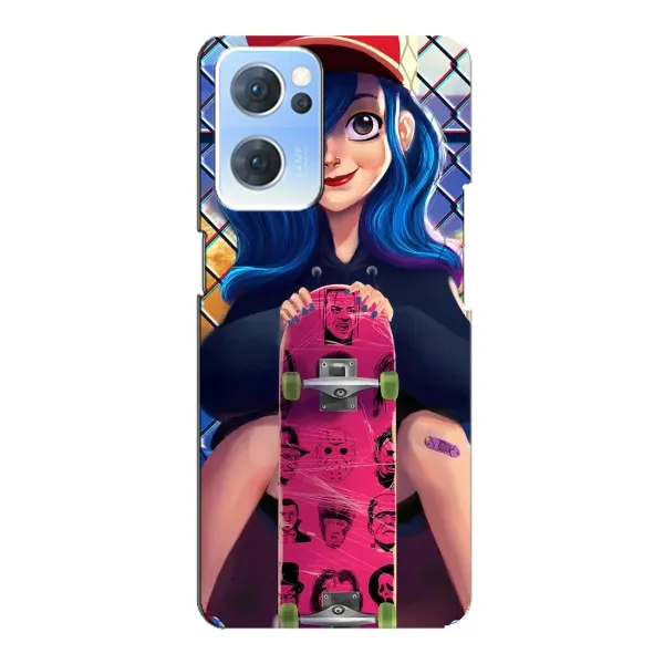 Чехол с рисунком «Модная девушка» для OPPO Reno7 5G Чехол с рисунком «Модная девушка» для OPPO Reno7 5G