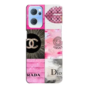 Чехол (Dior, Prada, YSL, Chanel) для Oppo Reno7 5G (Модница)