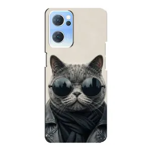 Чохол на тематику: Коти для OPPO Reno7 5G (Модний кіт)