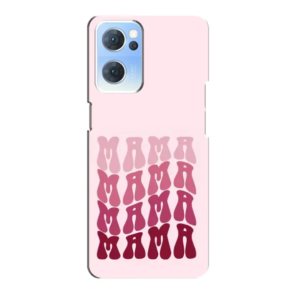 Чехол с рисунком «Надпись мама» для OPPO Reno7 5G Чехол с рисунком «Надпись мама» для OPPO Reno7 5G