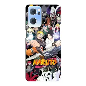 Купить Чехлы на телефон с принтом Anime для Oppo Reno7 5G (Наруто постер)