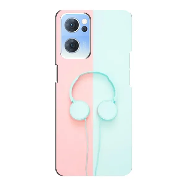 Чехол с рисунком «Наушники» для OPPO Reno7 5G Чехол с рисунком «Наушники» для OPPO Reno7 5G