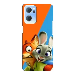 Чехлы ЗВЕРОПОЛИС для Oppo Reno7 5G (Ник и Хопс)