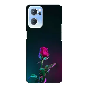 Чехлы с принтом Розочки для Oppo Reno7 5G (Ночная роза)