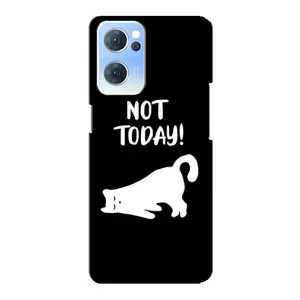Бампер з зображенням Котиків для Оппо Рено 7 (5G) (Not Today)