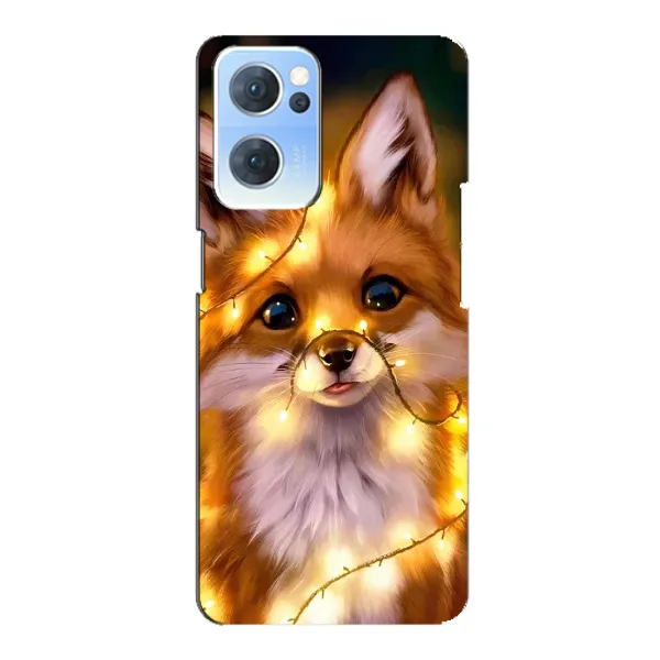 Чехол с рисунком «Новогодний лисенок» для OPPO Reno7 5G Чехол с рисунком «Новогодний лисенок» для OPPO Reno7 5G