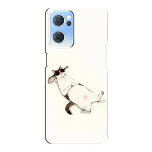 Чохол на тематику: Коти для OPPO Reno7 5G (Відпочинок)