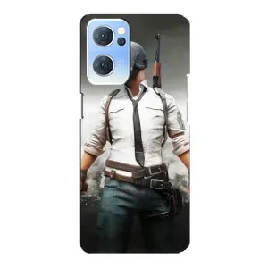 Чохол з картинкою "Герой Pubg" на Oppo Reno7 5G (Пабг)