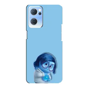 Чехол Головоломка для Oppo Reno7 5G - (AlphaPrint) (Печаль)