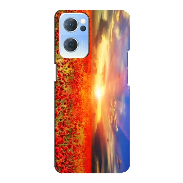 Чехол с рисунком «Поле тюльпанов» для OPPO Reno7 5G Чехол с рисунком «Поле тюльпанов» для OPPO Reno7 5G
