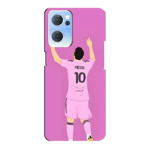 Чехлы Лео Месси в Майами на Oppo Reno7 5G (Празднование Месси)