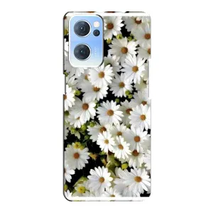 Чехол с ромашками на Oppo Reno7 5G (Рамка в ромашках)
