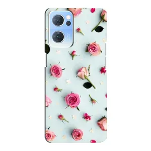 Чехлы с принтом Розочки для Oppo Reno7 5G (Разные цветы)